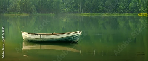 boat on lake