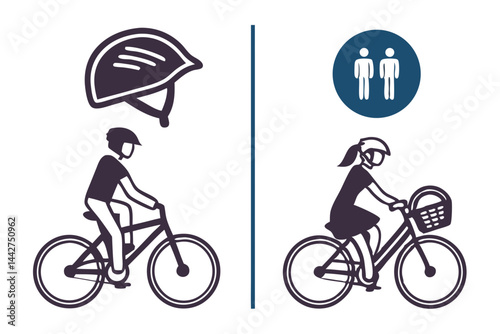 cyclist on a bicycle