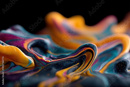 Abstract swirling patterns ...