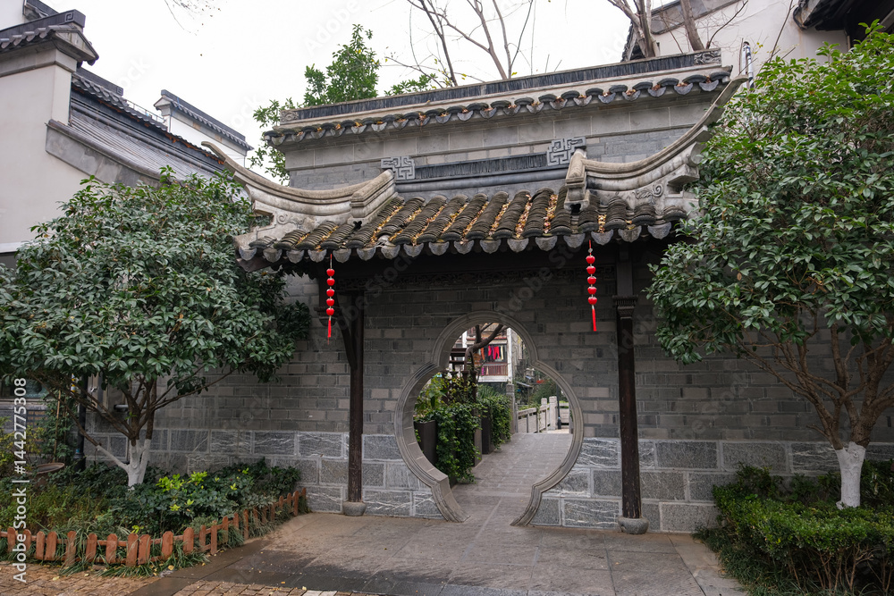 中国 南京市の繁華街 老門東