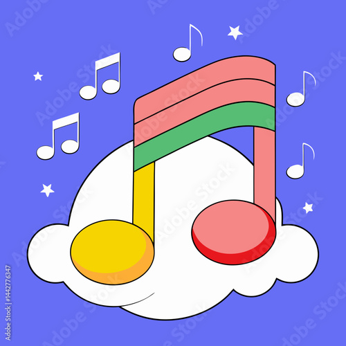 vector music notes