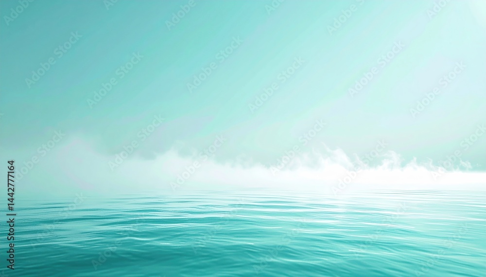 Tranquil ocean waves serene seascape digital art calm environment wide-angle view peaceful concept Tranquil ocean waves serene seascape digital art calm environment wide-angle view peaceful concept