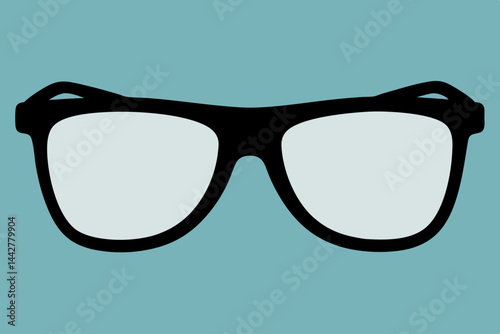 Minimalist stylish sunglasses vector art