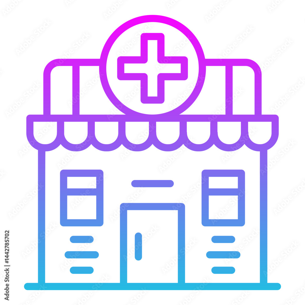 Obraz premium Hospital Icon