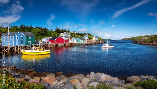 charming fishing village of quidi vidi in st john s newfoundland canada