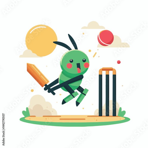 competition, game, player, match, background, team, tournament, championship, play, cricketer, cricket, sportsman, bat, sport, ball, vector, batsman, stadium, champion, illustration, action, design, a