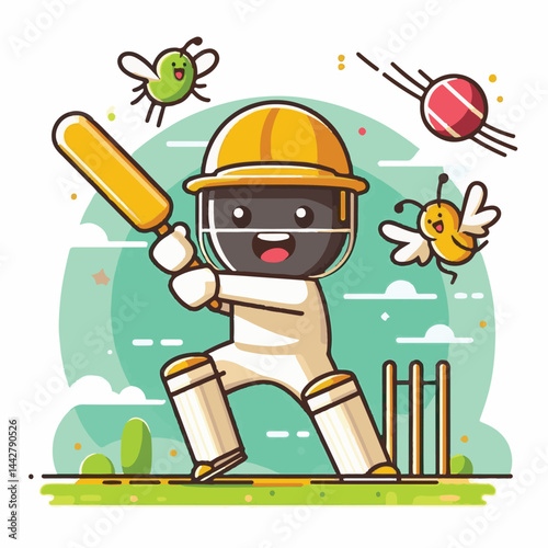 competition, game, player, match, background, team, tournament, championship, play, cricketer, cricket, sportsman, bat, sport, ball, vector, batsman, stadium, champion, illustration, action, design, a
