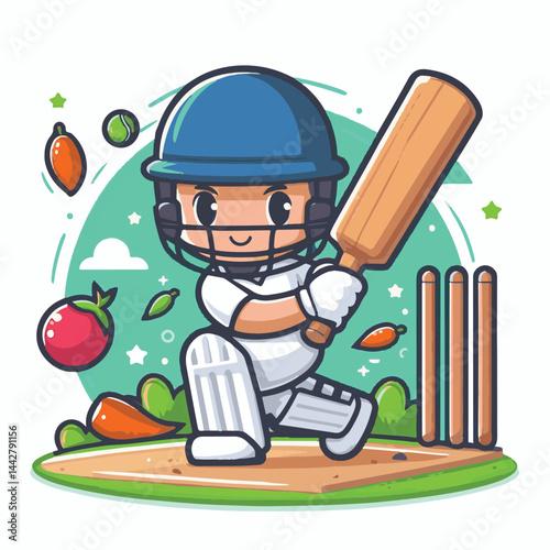 competition, game, player, match, background, team, tournament, championship, play, cricketer, cricket, sportsman, bat, sport, ball, vector, batsman, stadium, champion, illustration, action, design, a