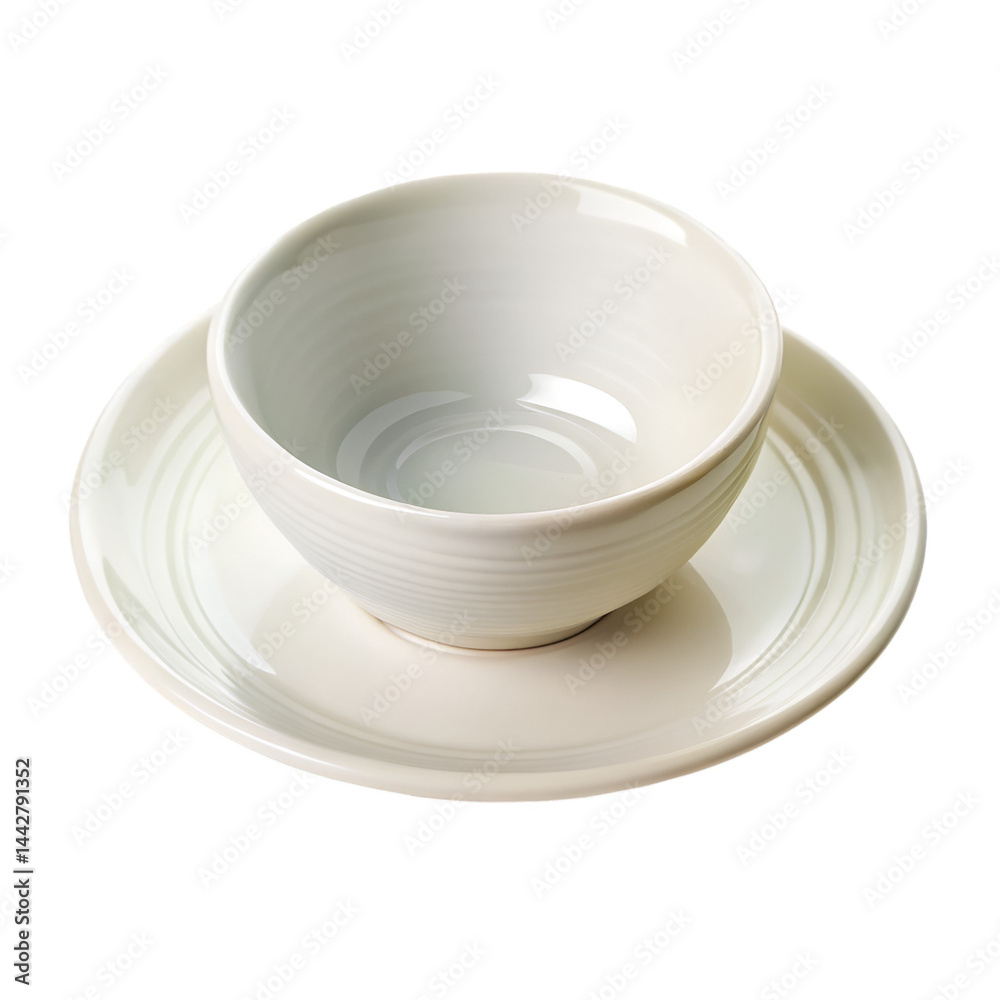 Saucer isolated on transparent background Saucer isolated on transparent background