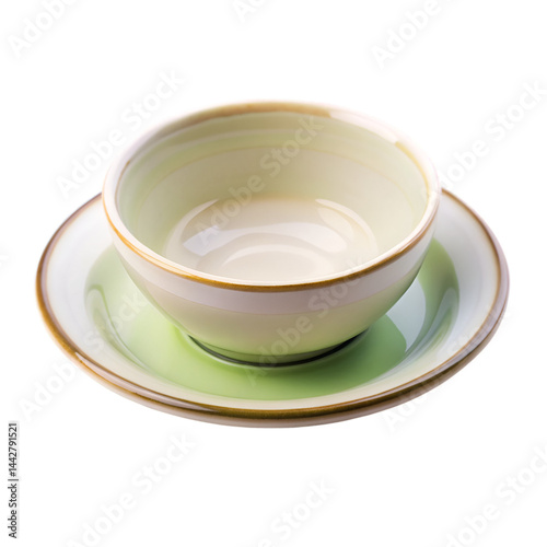 Saucer isolated on transparent background 