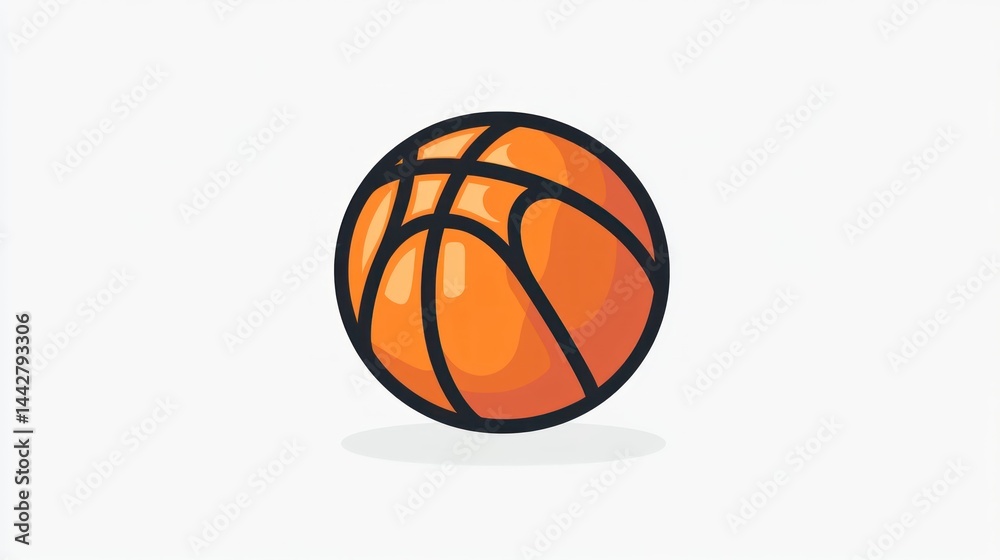 Fototapeta premium Orange basketball