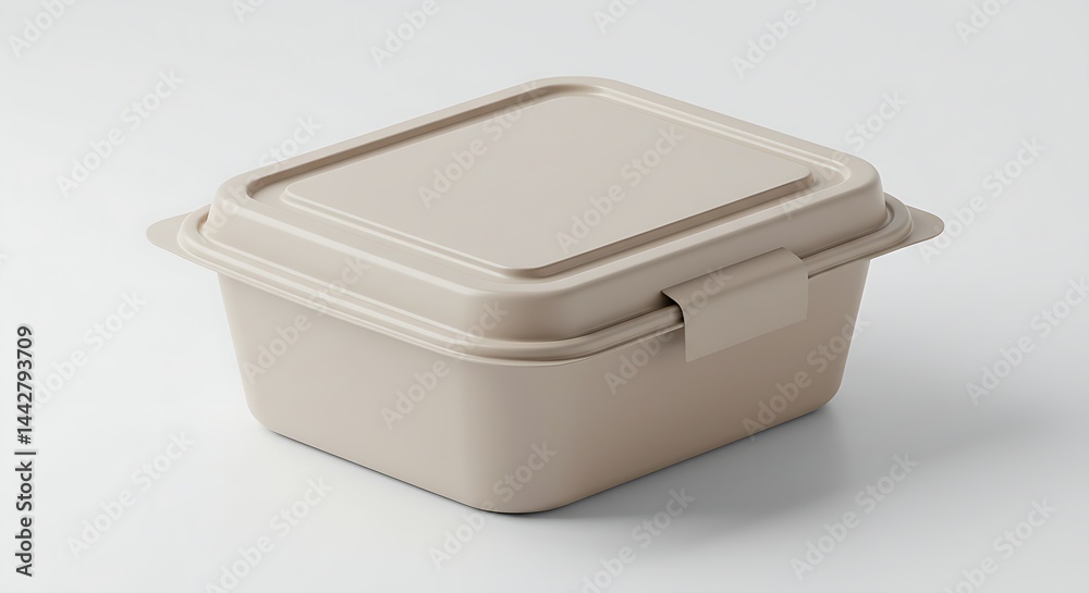 3D product packaging mockup for cereal box on white background 3D product packaging mockup for cereal box on white background