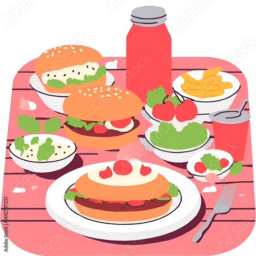 fast food set