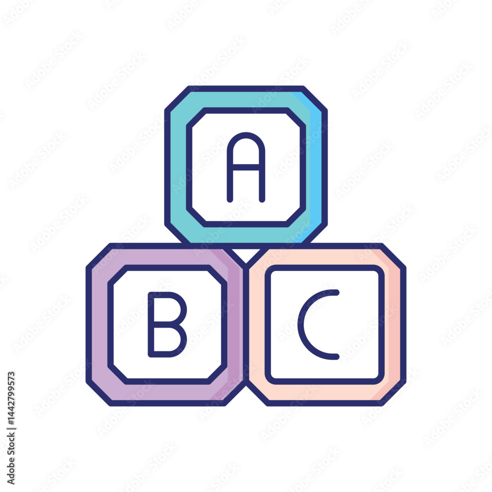 Abc Vector icon Abc Vector icon