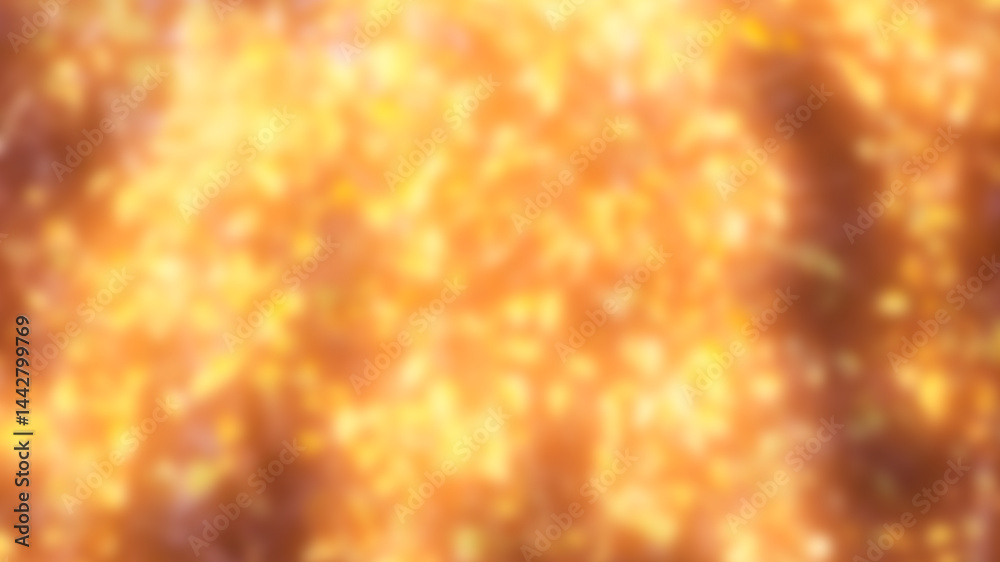 Obraz premium Bright yellow foliage in the autumn park, blurred background.