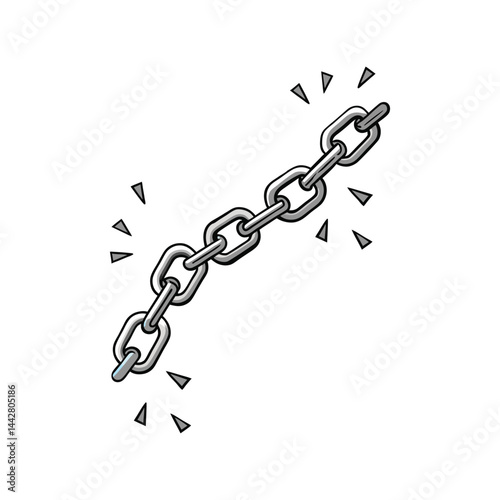 Chain vector illustration