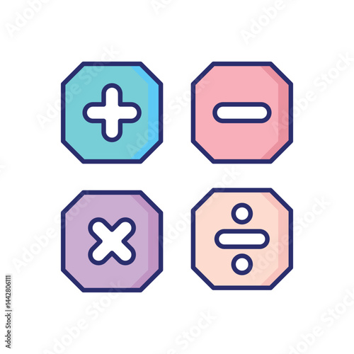 Math  Vector icon