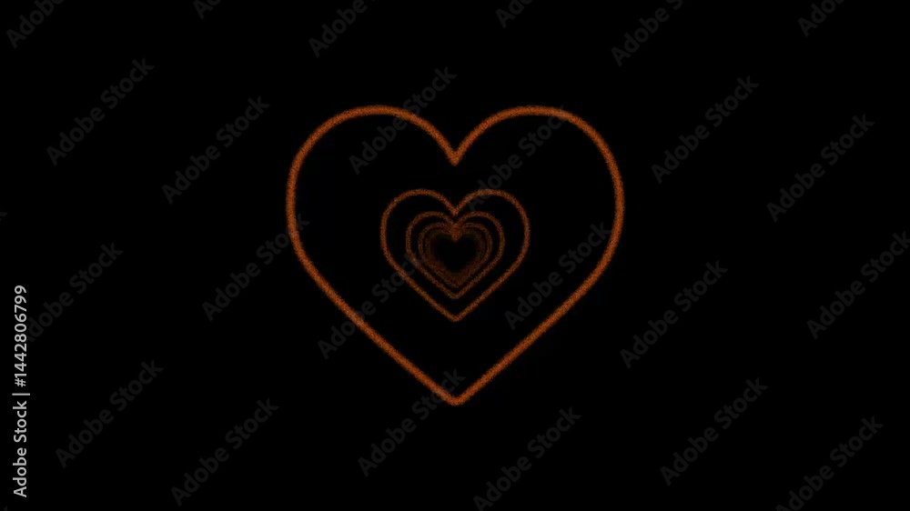 Beautiful Abstract Hearts Tunnel with Light Lines Moving Fast. Different Colors Rainbow animation. 4K Seamless tunnel VJ Loop Motion Background Animation Beautiful Abstract Hearts Tunnel with Light Lines Moving Fast. Different Colors Rainbow animation. 4K Seamless tunnel VJ Loop Motion Background Animation