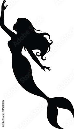  Mermaid Silhouette