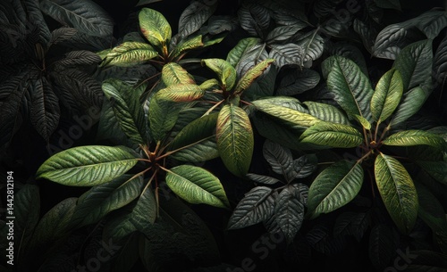 Lush tropical foliage (3) photo