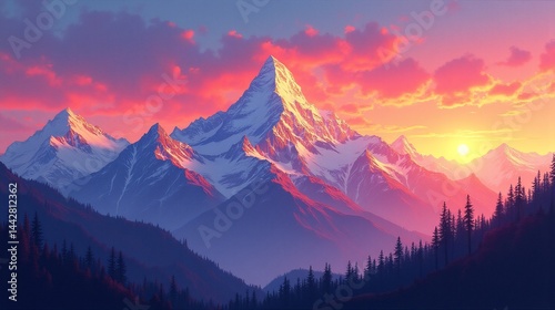 Awe-Inspiring Peaks at Twilight