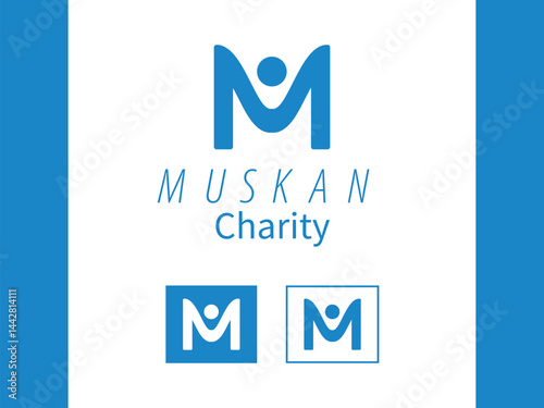 Charity life abstract logo, Hand Care Logo Template,