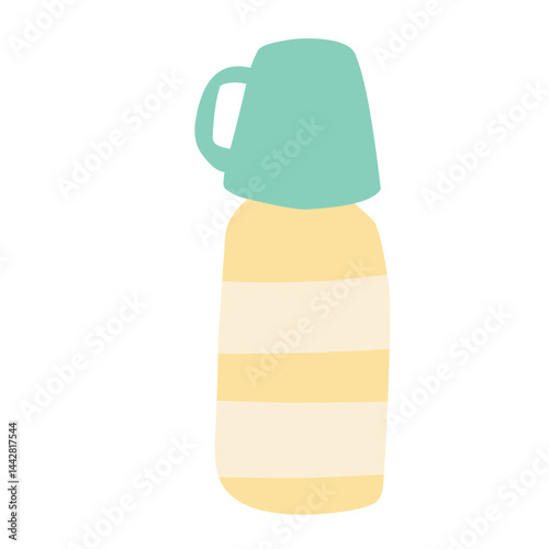 Picnic basket vector illustration for garden party