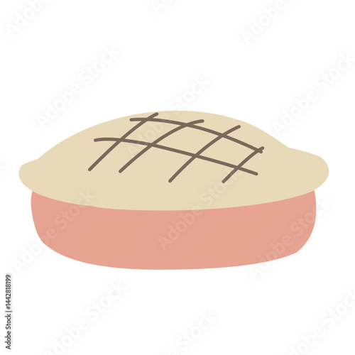 Picnic basket vector illustration for garden party
