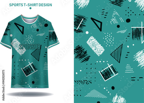 Soccer jersey design for sublimation