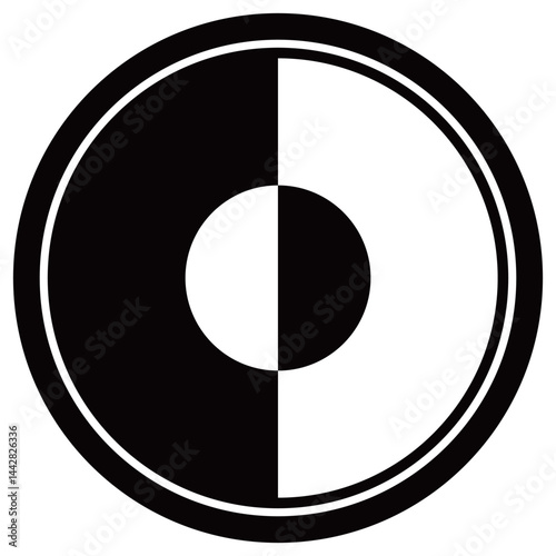 家紋です。太極図といいます。