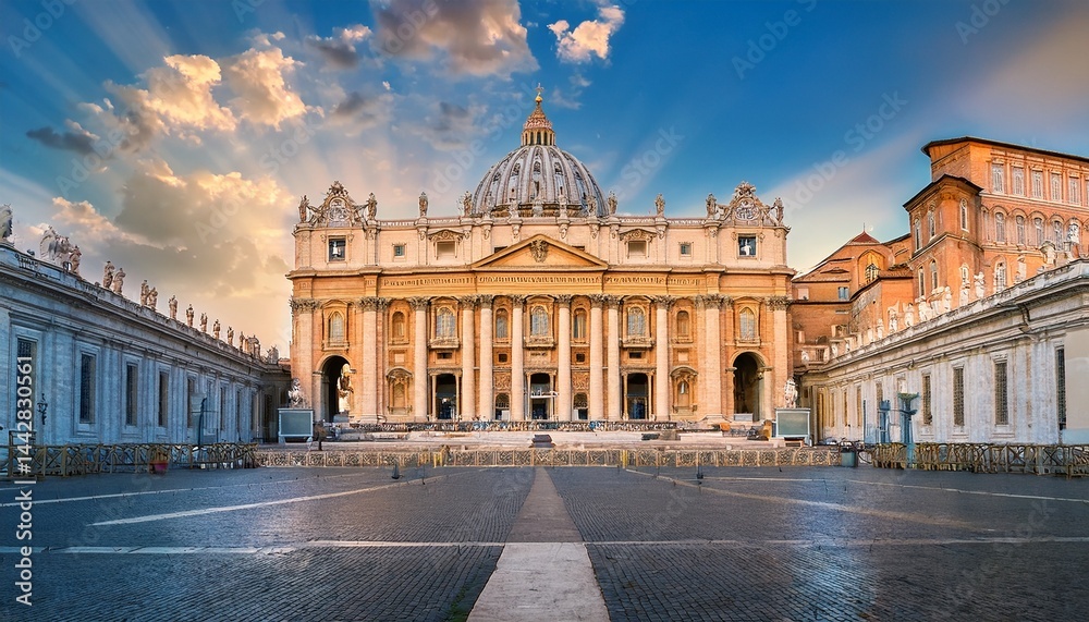 Obraz premium st peter s cathedral in rome