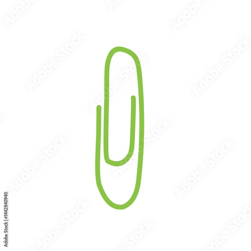 Obraz na płótnie green paper clip w salonie