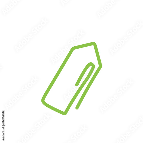 Obraz na płótnie green paper clip w salonie