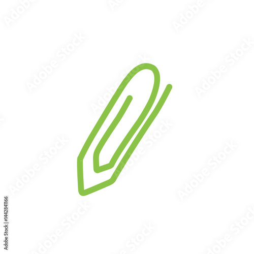 Obraz na płótnie green paper clip w salonie