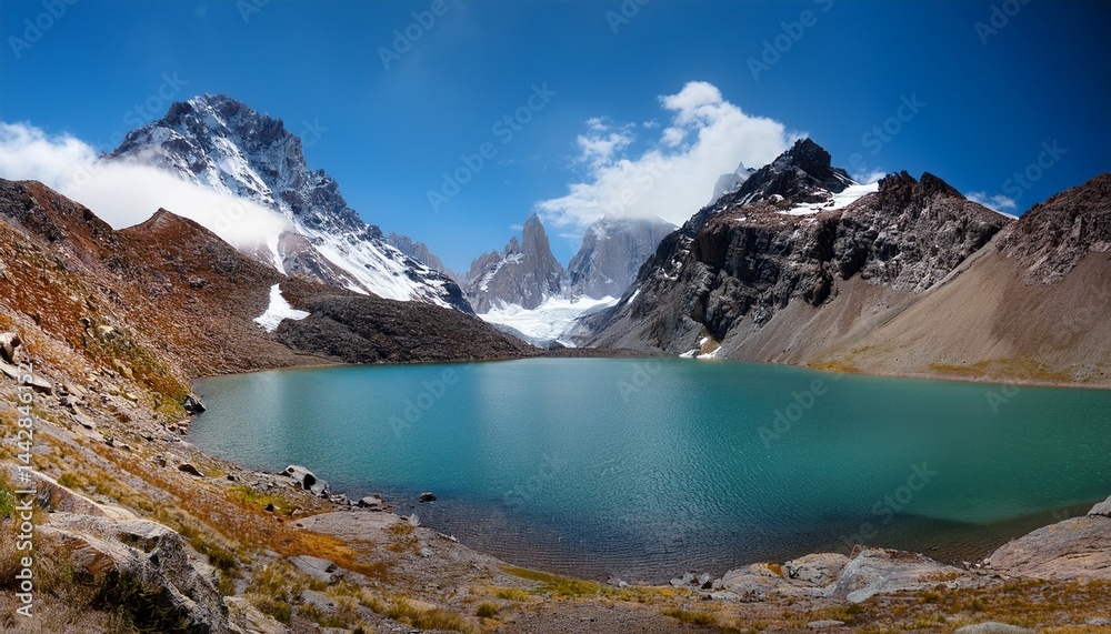 Fototapeta premium lake in cordillera