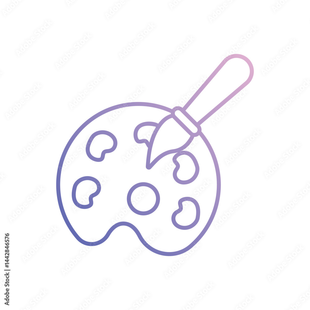 Palette Vector icon Palette Vector icon