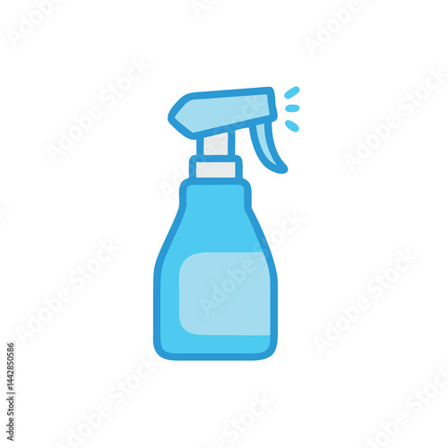 spray cleaner on white background for web and graphic design
