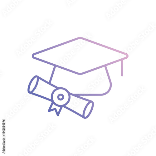 Graduation  Vector icon