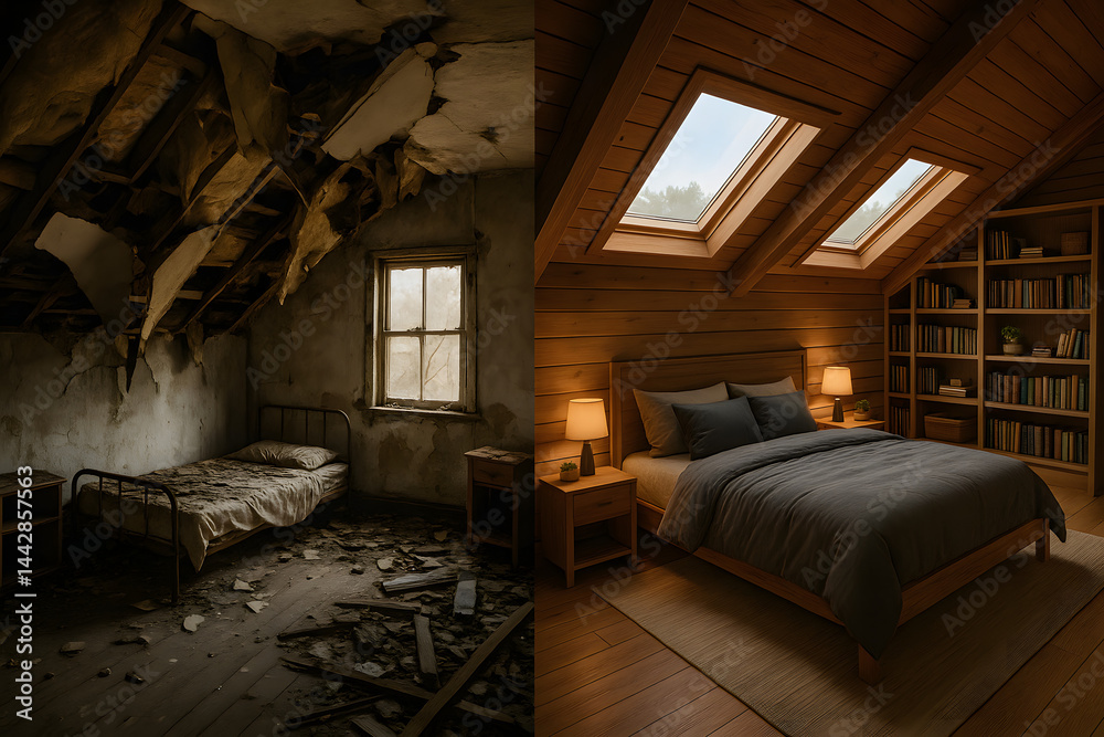 Before and After Renovation Concept Before and After Renovation Concept