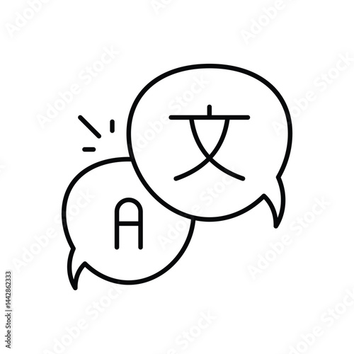 Language  Vector icon