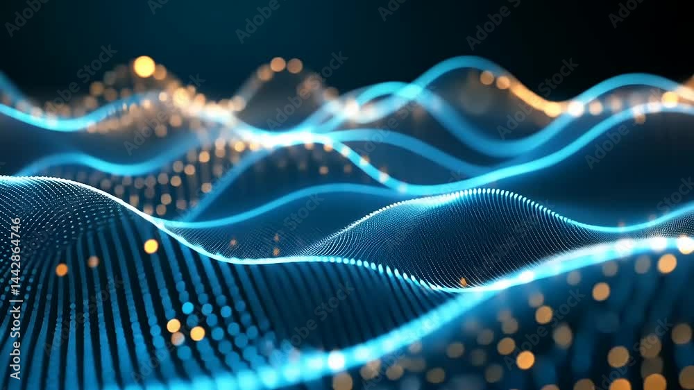 Abstract digital wave pattern (1)