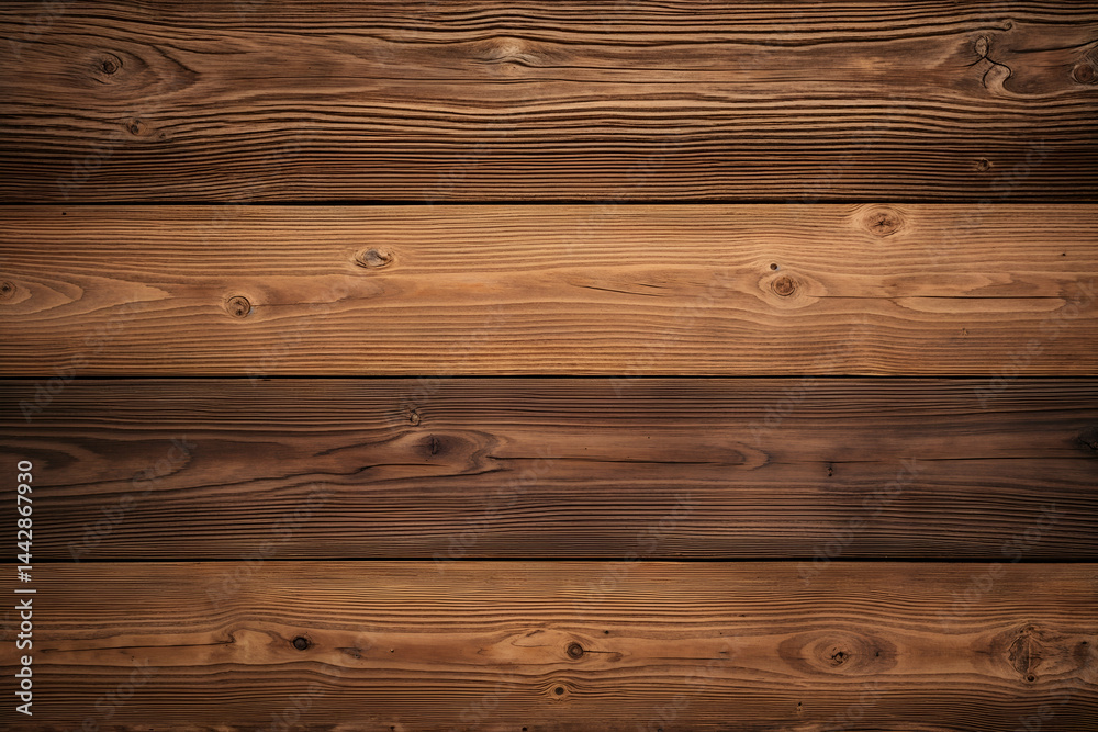 Rustic wooden planks background with detailed grain pattern texture close up Rustic wooden planks background with detailed grain pattern texture close up