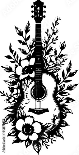 roll, Rock music, Musical instrument, Freedom, Winged Electric Guitar  skull  with Stars and Banner vector bundle