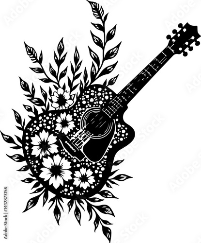 roll, Rock music, Musical instrument, Freedom, Winged Electric Guitar  skull  with Stars and Banner vector bundle