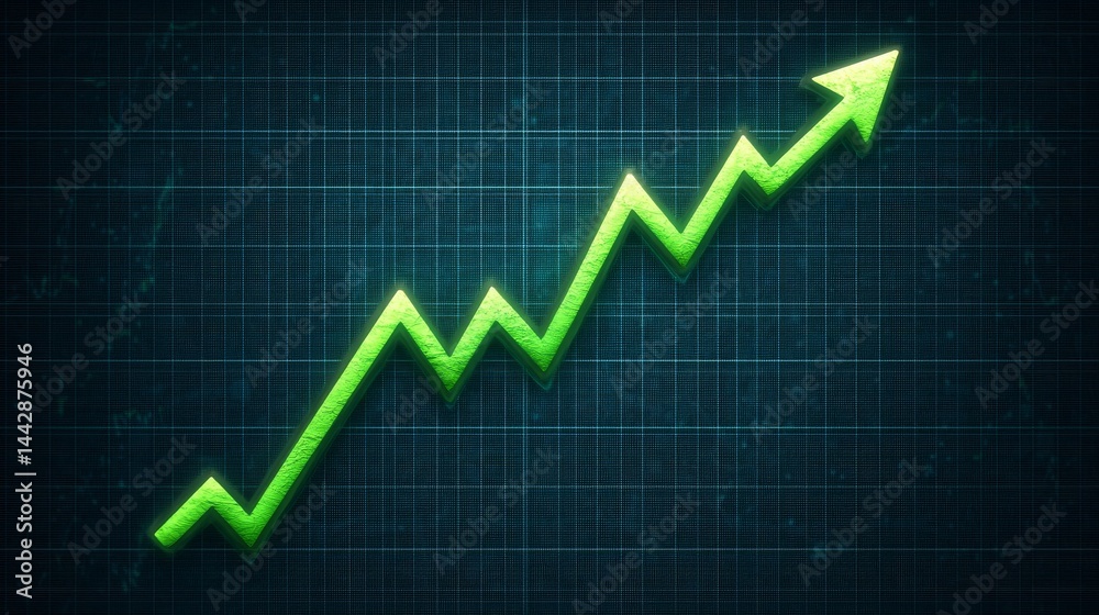 Rank position Concept. Green upward graph indicating financial growth and progress. Rank position Concept. Green upward graph indicating financial growth and progress.