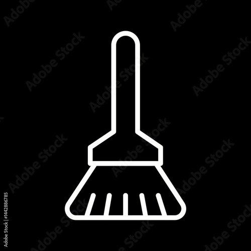Broom Vector Icon