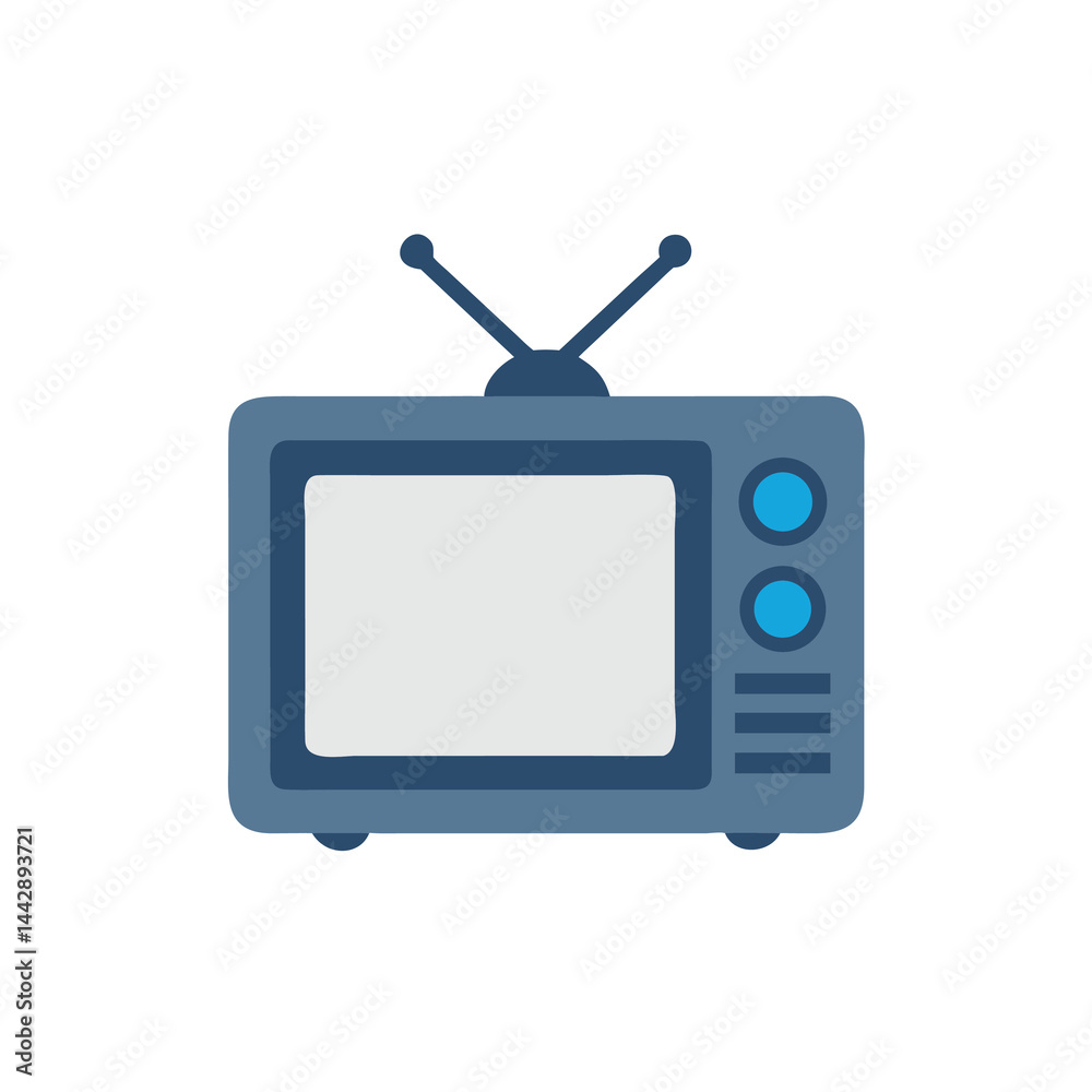 television on white background for web and graphic design television on white background for web and graphic design