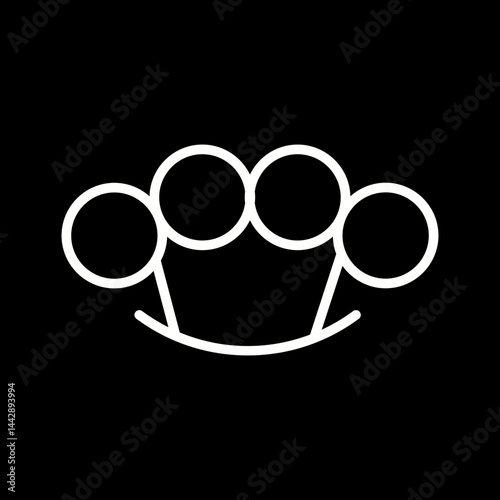 Knuckle Duster Vector Icon