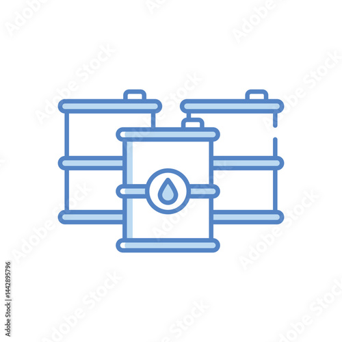 Oil Barrel Vector icon