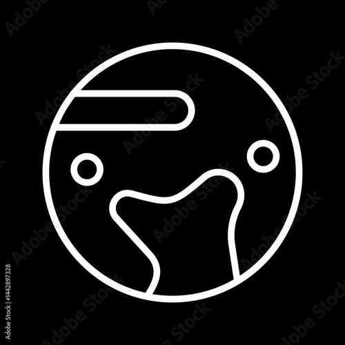 Pluto Vector Icon